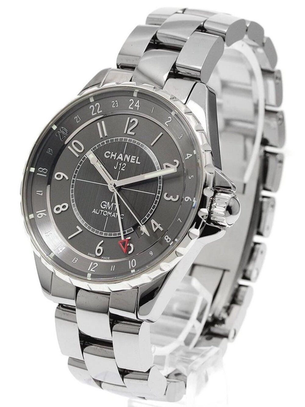 CHANEL J12 Chromatic H3099 GMT date gray Dial Automatic Men's Watch_944854 - Picture 2 of 7